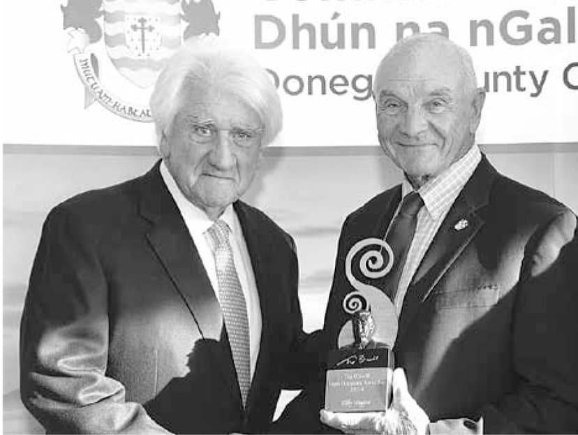 Tommy O'Neill Congratulates Billy Higgins